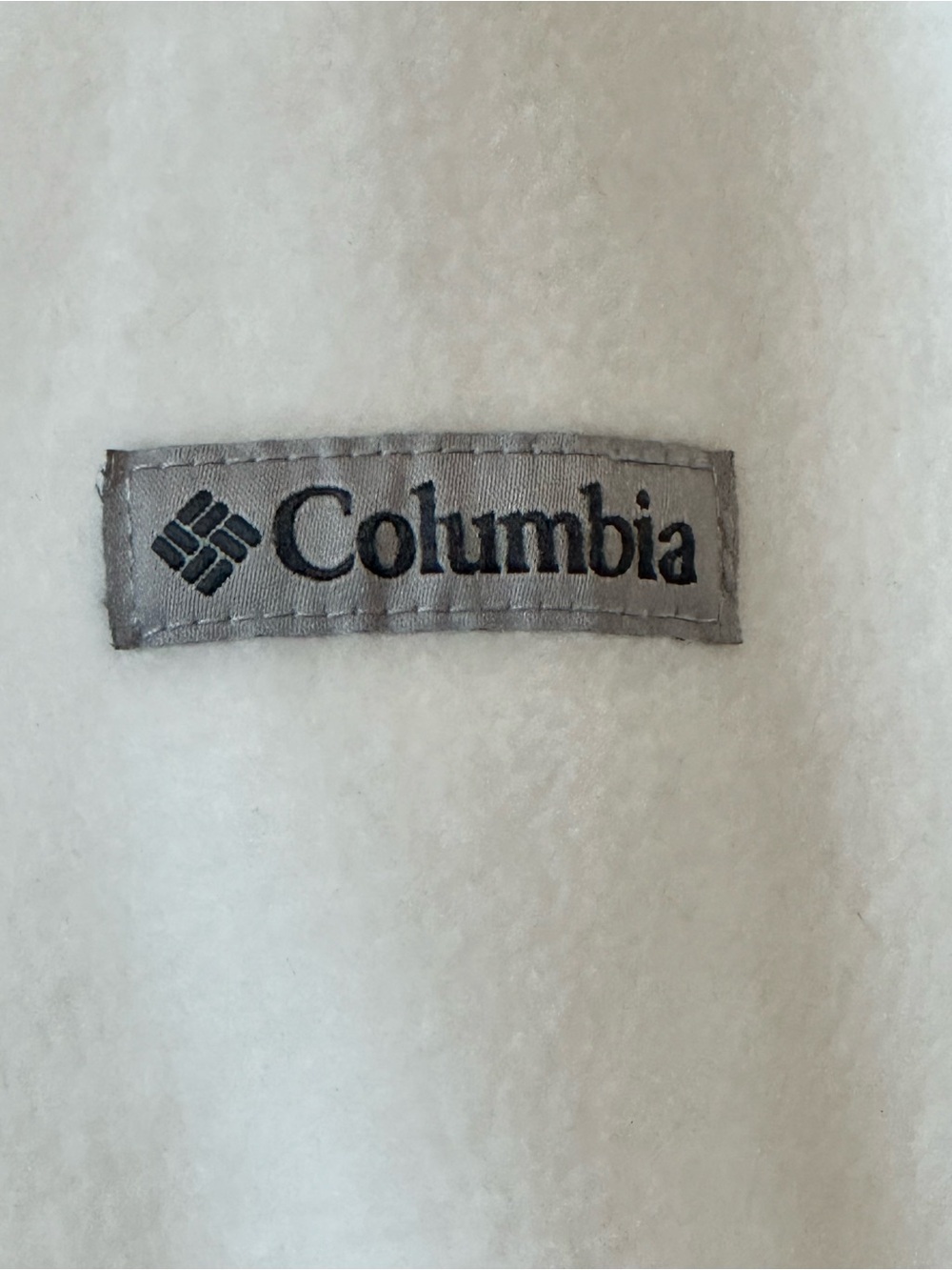 Columbia White Fleece Full Zip Jacket 2X - Picture 3 of 6